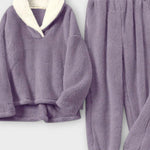 Isaure - Ensemble haut en maille douce & pantalon