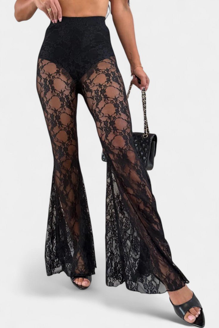 Constance - Ensemble blazer & pantalon en dentelle