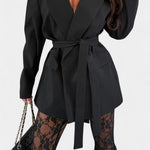 Constance - Ensemble blazer & pantalon en dentelle