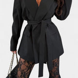 Constance - Ensemble blazer & pantalon en dentelle