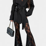 Constance - Ensemble blazer & pantalon en dentelle