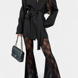 Constance - Ensemble blazer & pantalon en dentelle