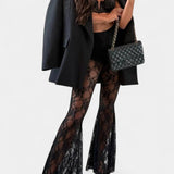 Constance - Ensemble blazer & pantalon en dentelle