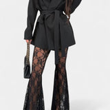 Constance - Ensemble blazer & pantalon en dentelle