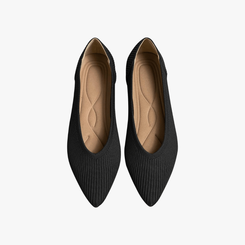 Faye Ballerines Femme Pointues – Ballerines Maille Confortables à Enfiler avec Semelle Souple