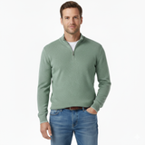 Maxim Pull Homme Demi-Zip en Laine Mélangée – Pull Élégant et Polyvalent