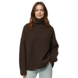 Melanie Pull Col Roulé Oversize Femme – Maille Douce, Chaleur Confort & Style Moderne