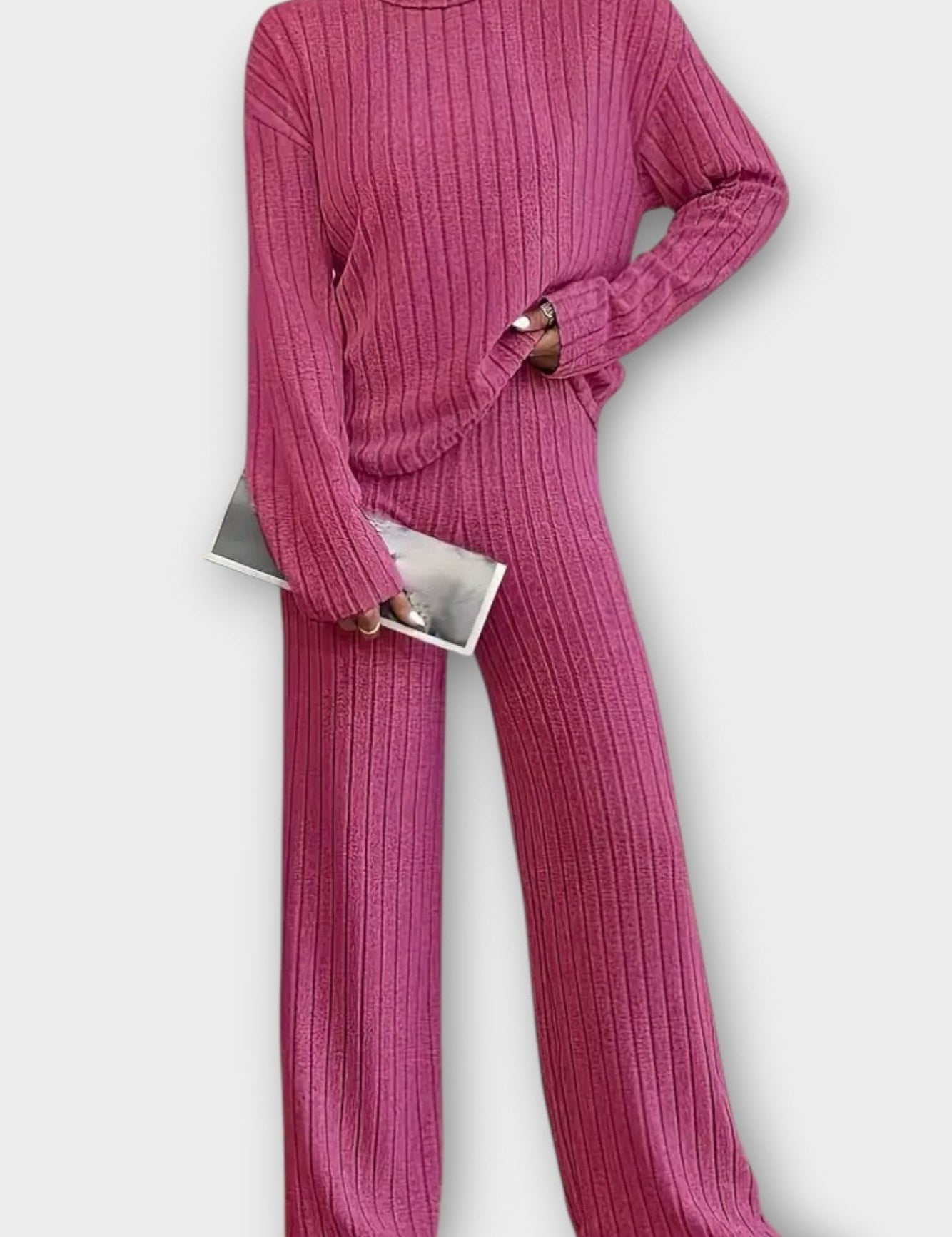 Prune - Ensemble pull côtelé & pantalon large