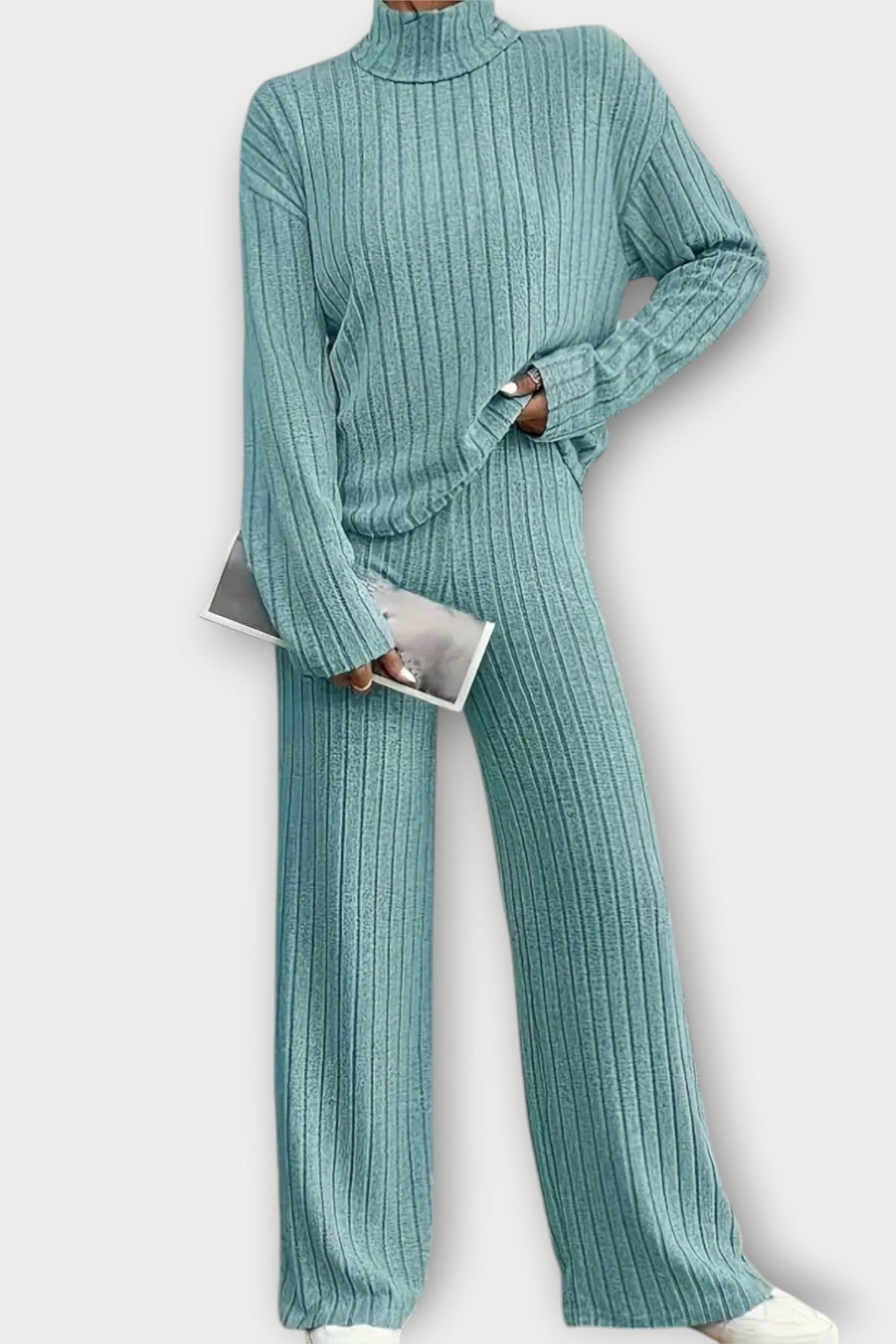 Prune - Ensemble pull côtelé & pantalon large