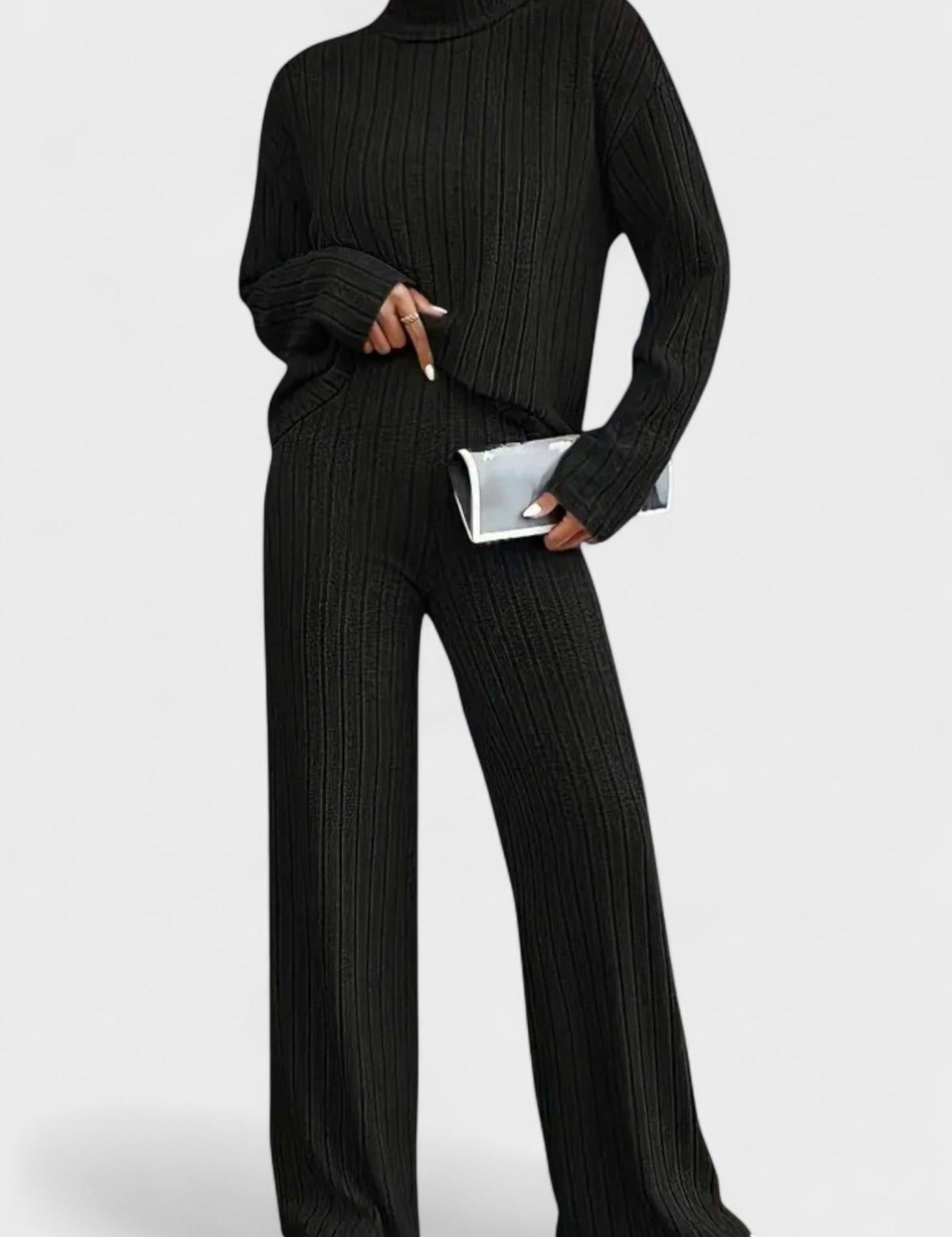 Prune - Ensemble pull côtelé & pantalon large
