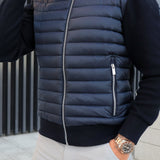 Xian Veste Hybride Homme – Coupe Ajustée, Manches Amovibles & Style Polyvalent