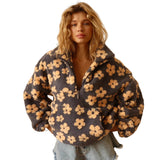 Meley Pull en Maille Fleurie Femme – Pull Urbain Chic en Tissu Doux avec Coupe Décontractée