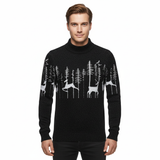Noël Pull de Noël Homme à Motif Renne – Maille Épaisse, Chaleur Festive & Style Ludique