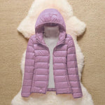 Ninon - Veste mi-saison violet