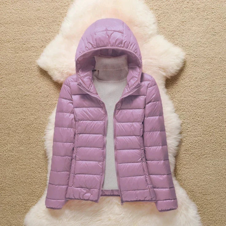 Ninon - Veste mi-saison violet