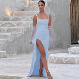 Celine™ | Robe Maxi Formelle Élégante à Dégradé et Dos Ouvert