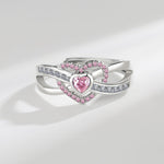 Elara, bague ajustable à motif cœur - autre coloris