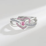 Elara, bague ajustable à motif cœur - autre coloris