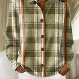 Noor™ | Blouse en maille à carreaux aux tons doux