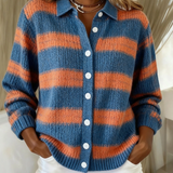 Livia™ | Blouse en maille à carreaux aux tons doux