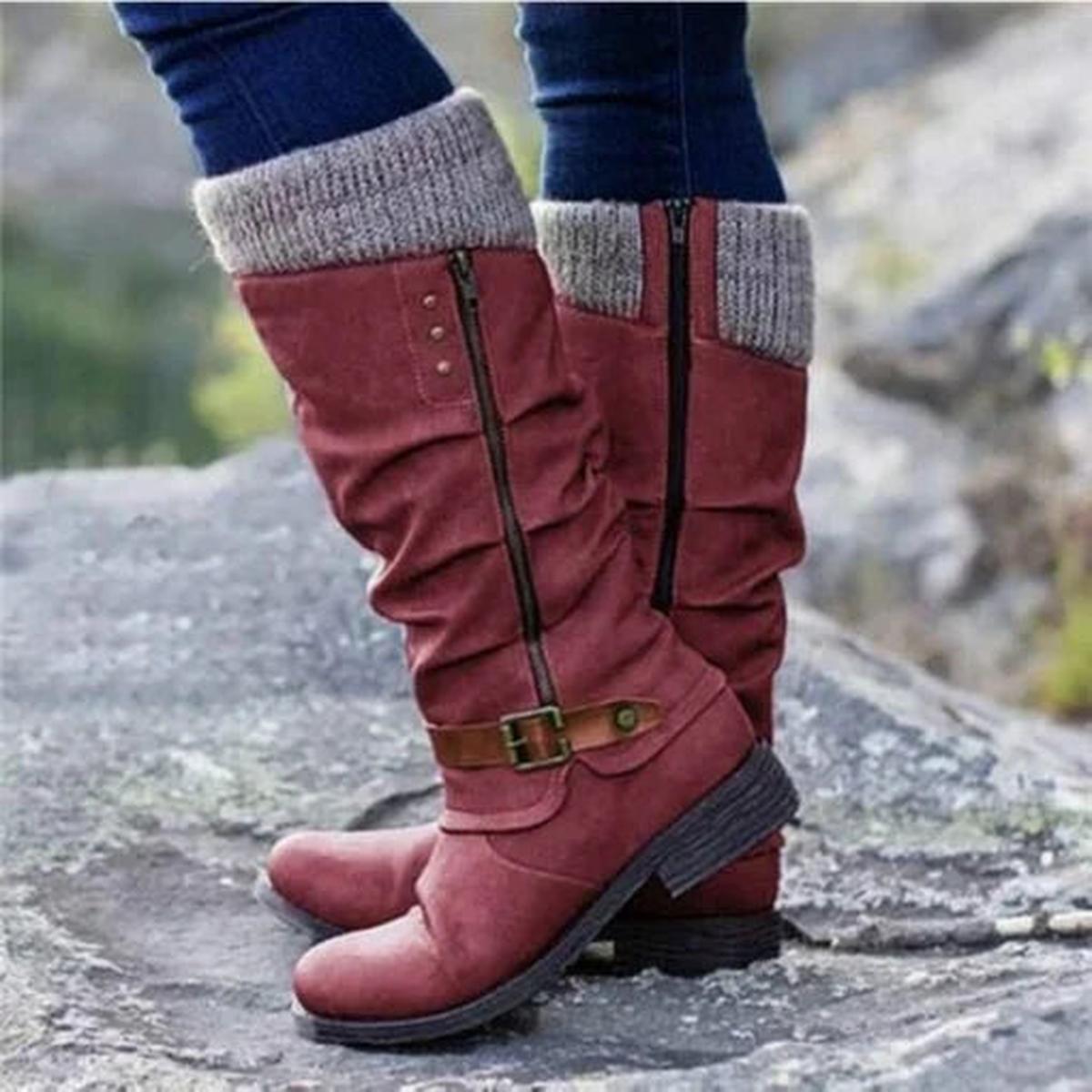 Zoey Bottes Femme – Confort Optimal avec Semelle Antidérapante