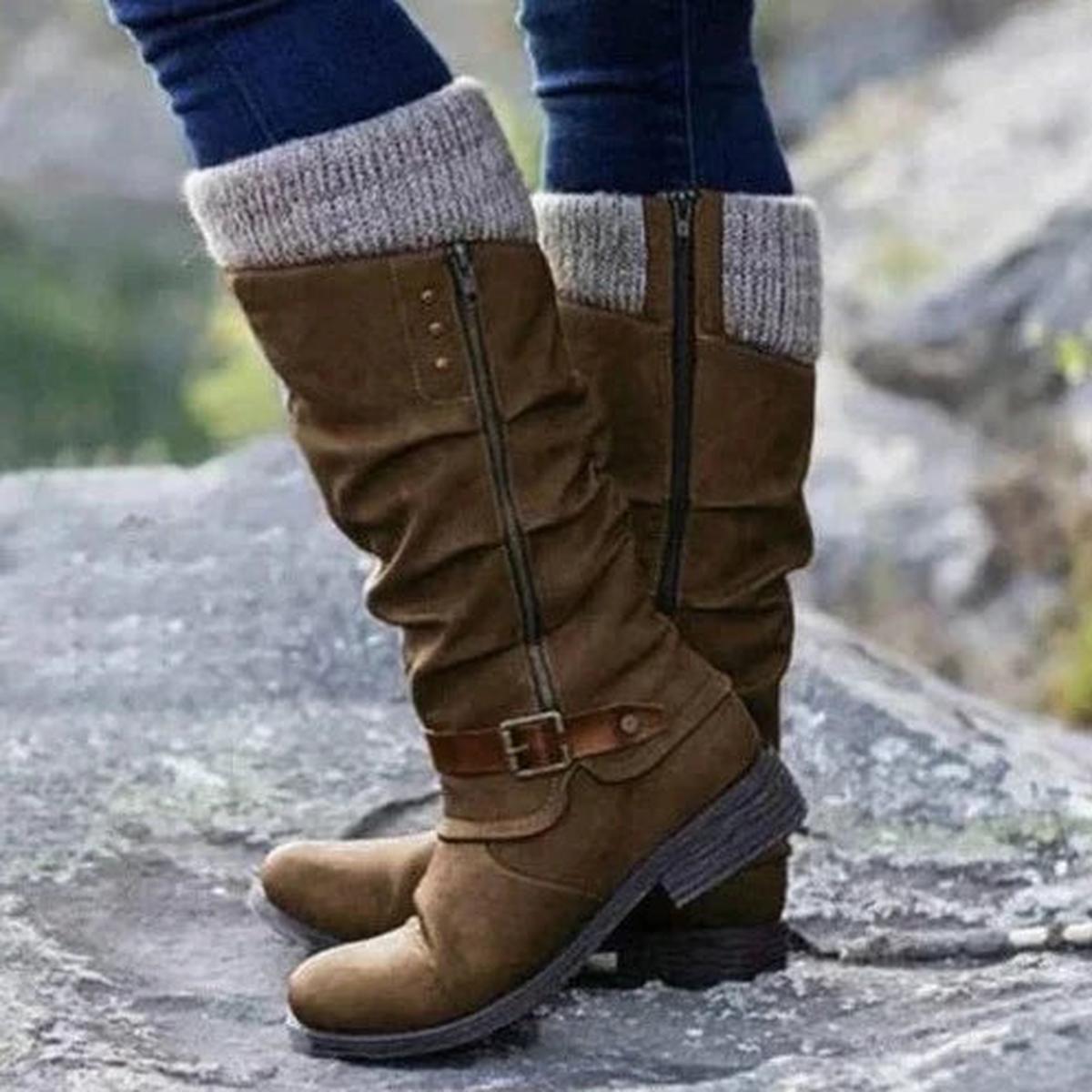 Zoey Bottes Femme – Confort Optimal avec Semelle Antidérapante