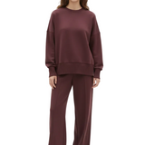 Lindy Ensemble Loungewear Femme Élégant – Sweat Oversize & Pantalon Large Confort Chic
