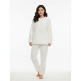 Lunie Ensemble Loungewear Femme – Pyjama Polaire Deux Pièces Chaud & Confortable