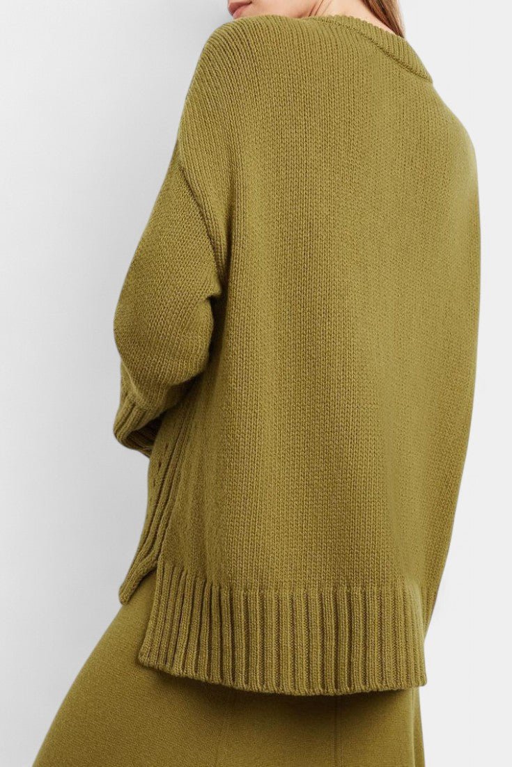 Élodie - Ensemble pull en maille & jupe longue