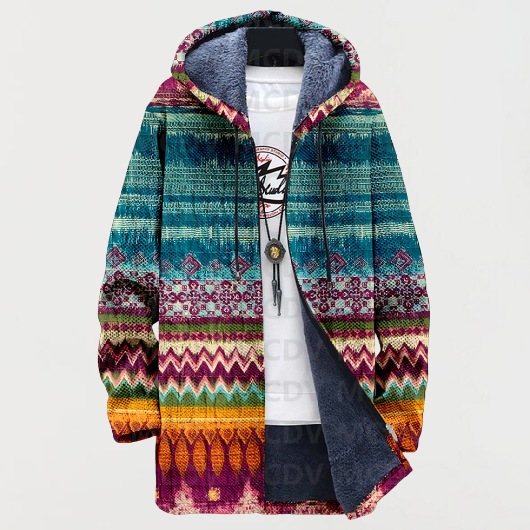 Clara - Veste avec motif ethnique - vue détaillée