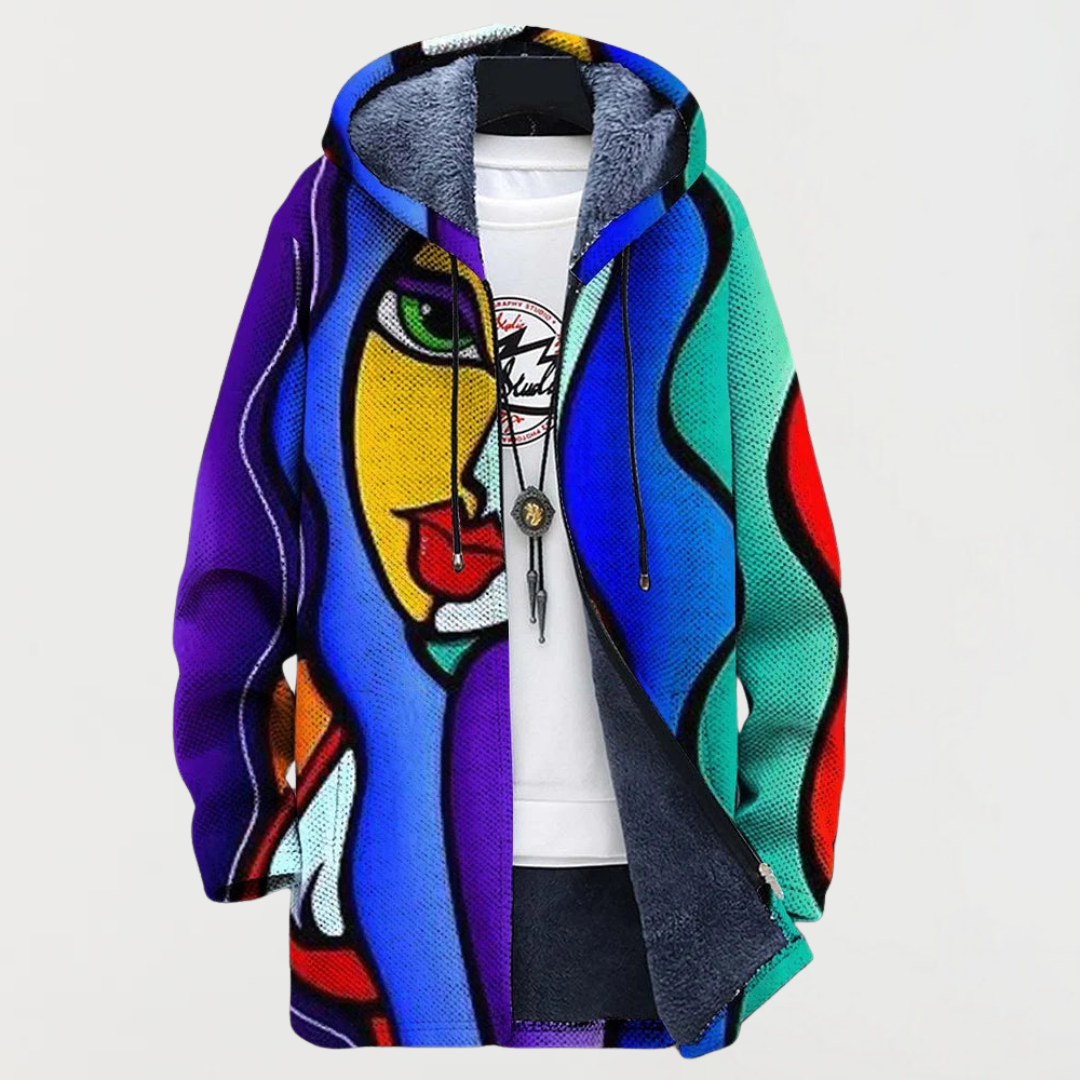 Elisa - Veste avec graphique coloré - vue détaillée