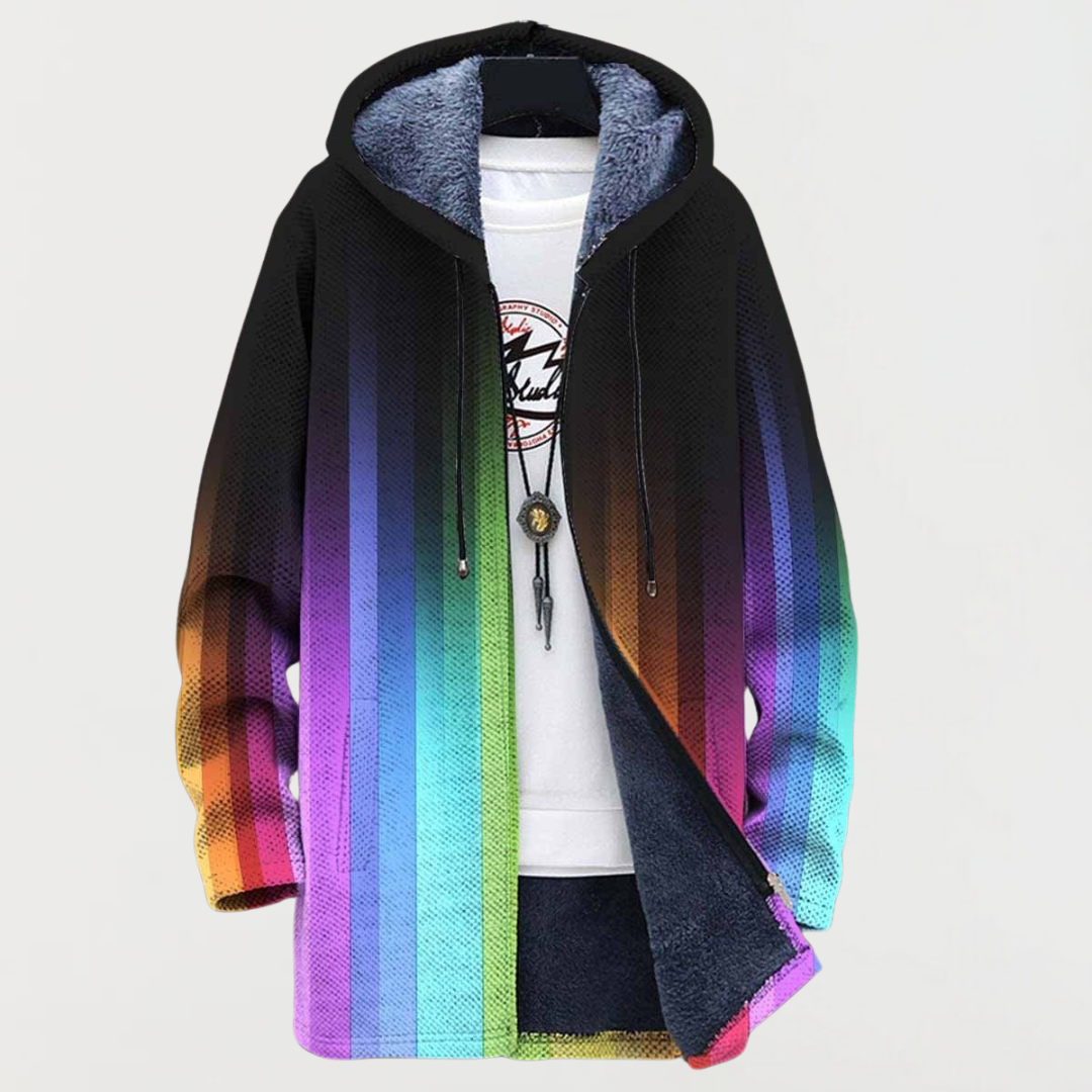 Leni - Veste avec dégradé de couleurs arc-en-ciel - vue détaillée