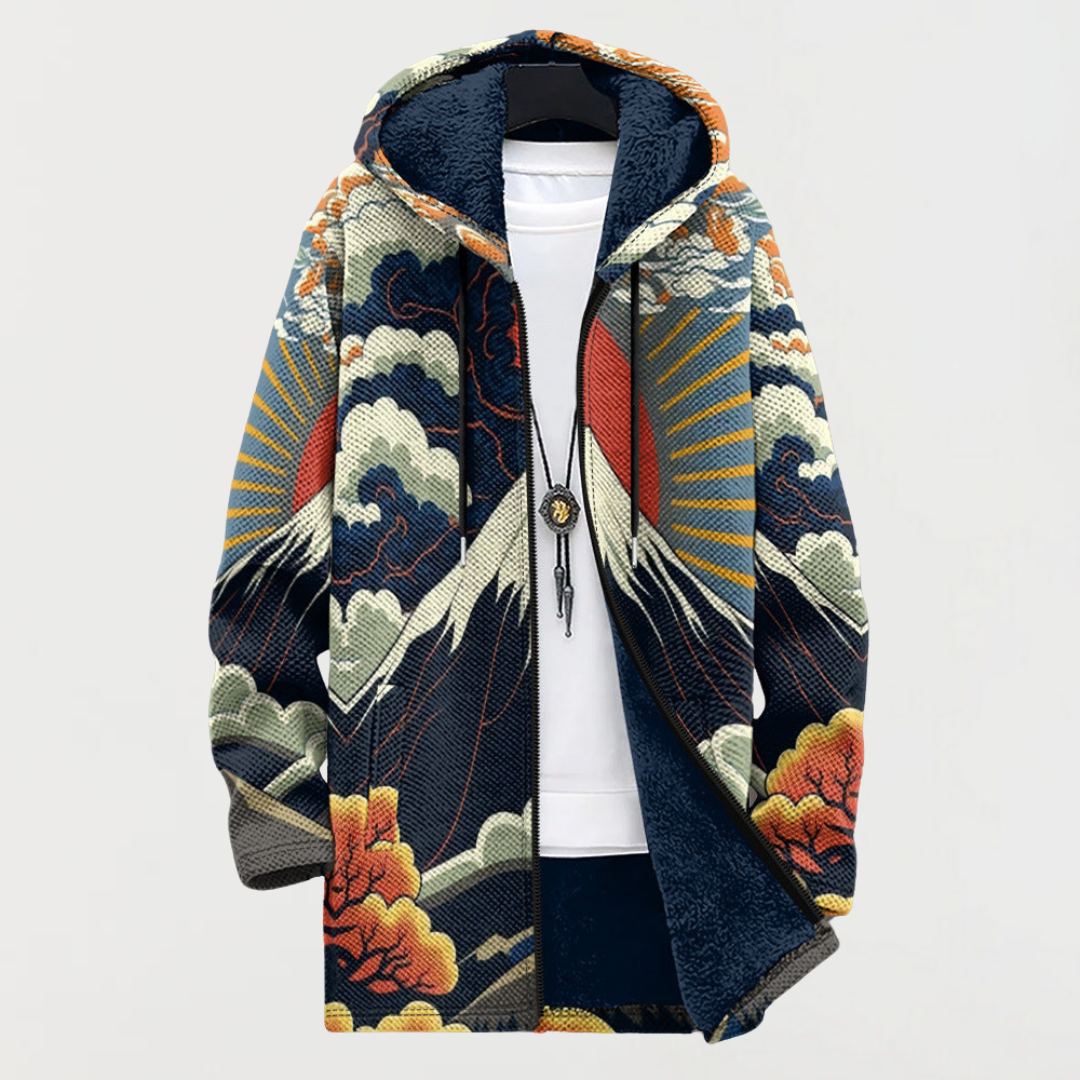 Marie - Veste au design matin de montagne - vue d'ensemble