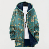 Julia – Manteau avec motif floral artistique