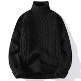 Andrew Pull Homme à Col Roulé – Maille Épaisse Chaude avec Style Classique et Confort Durable
