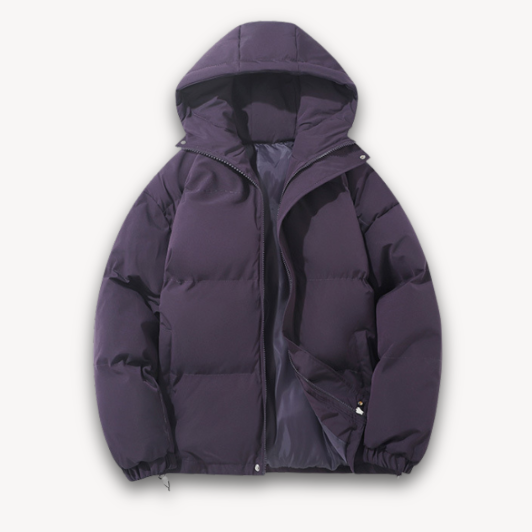 Zander Veste Puffer Homme à Capuche – Doudoune Légère Déperlante en Polyester
