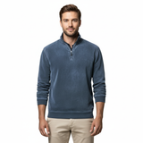 Luka Pull Polaire Homme à Quart de Zip – Sweat Chaud Regular Fit Casual Automne & Hiver