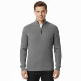 Arjay Pull Demi-Zip Homme – Sweat à Col Haut avec Manches Côtelées & Style Polyvalent