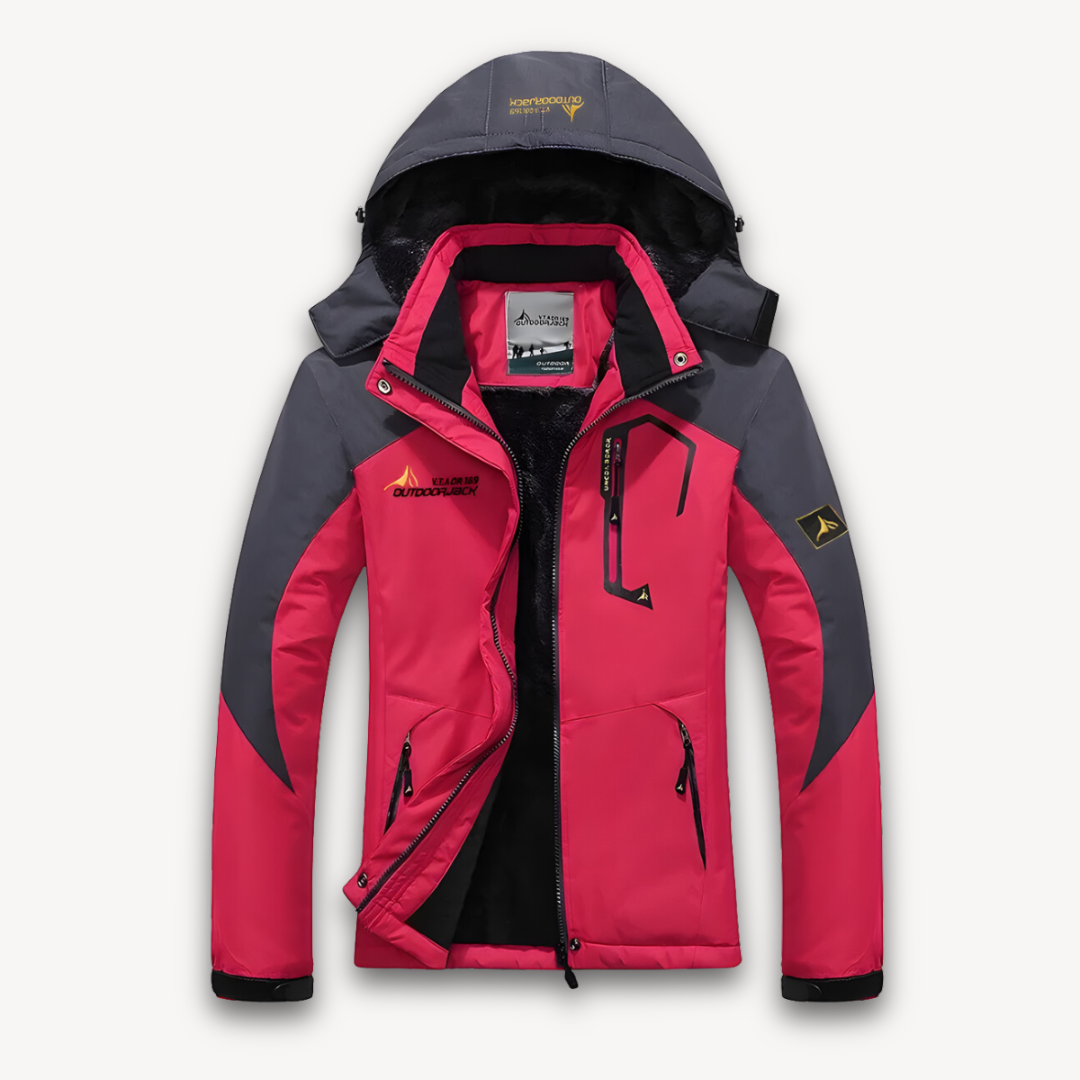 Lucas Veste Hiver Homme Imperméable – Manteau Coupe-Vent avec Doublure Polaire & Capuche