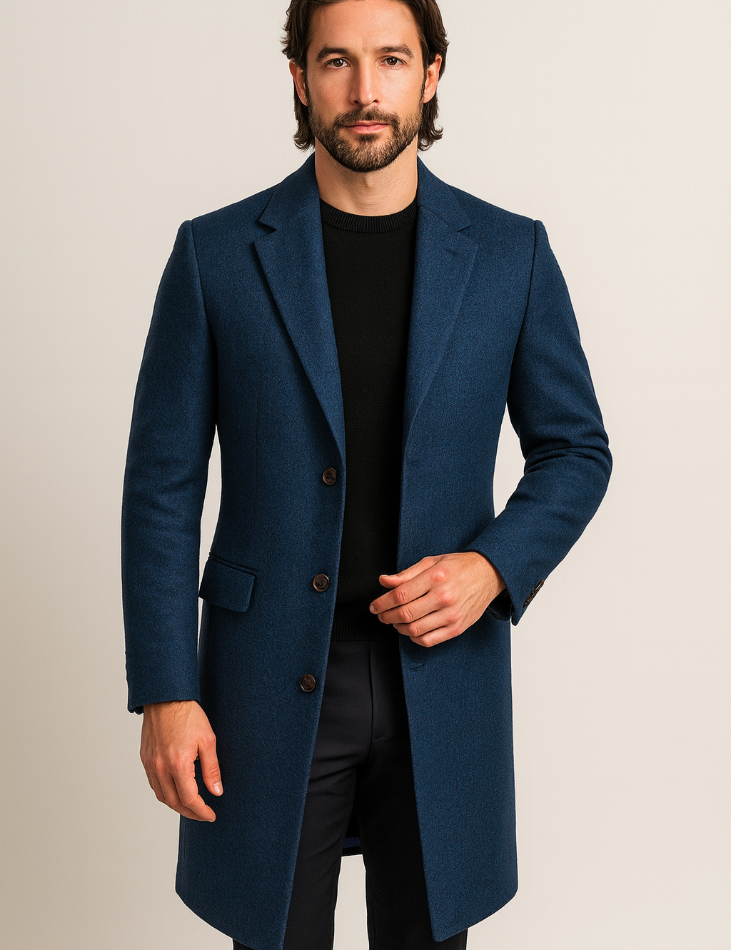 Renji Veste Homme Minimaliste – Veste Japonaise Moderne Polyvalente Toutes Saisons