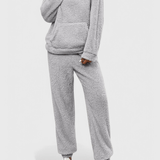 Lucienne - Ensemble sweat à capuche en peluche & pantalon