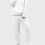 Lucienne - Ensemble sweat à capuche en peluche & pantalon