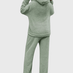 Lucienne - Ensemble sweat à capuche en peluche & pantalon