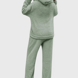Lucienne - Ensemble sweat à capuche en peluche & pantalon