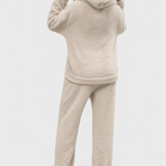 Lucienne - Ensemble sweat à capuche en peluche & pantalon