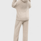 Lucienne - Ensemble sweat à capuche en peluche & pantalon
