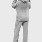 Lucienne - Ensemble sweat à capuche en peluche & pantalon