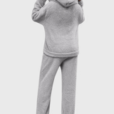 Lucienne - Ensemble sweat à capuche en peluche & pantalon