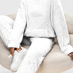 Lucienne - Ensemble sweat à capuche en peluche & pantalon