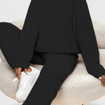 Lucienne - Ensemble sweat à capuche en peluche & pantalon